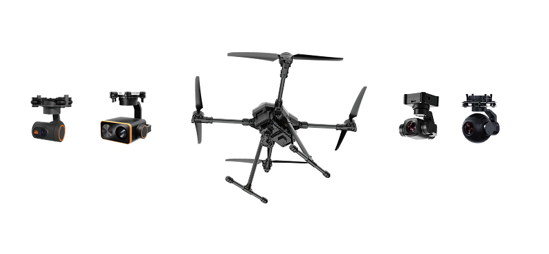 支持多种吊舱挂载